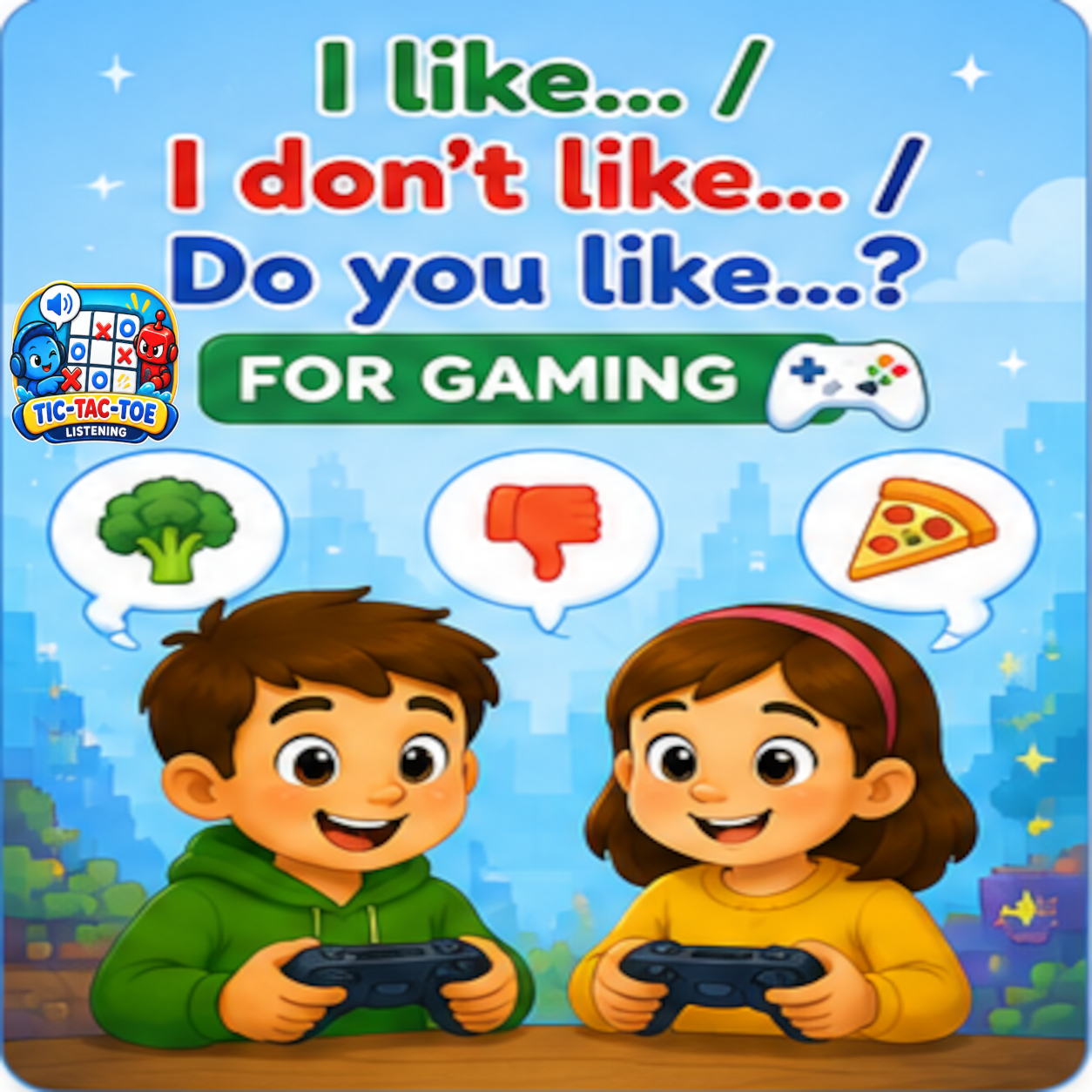 I like; I don't like