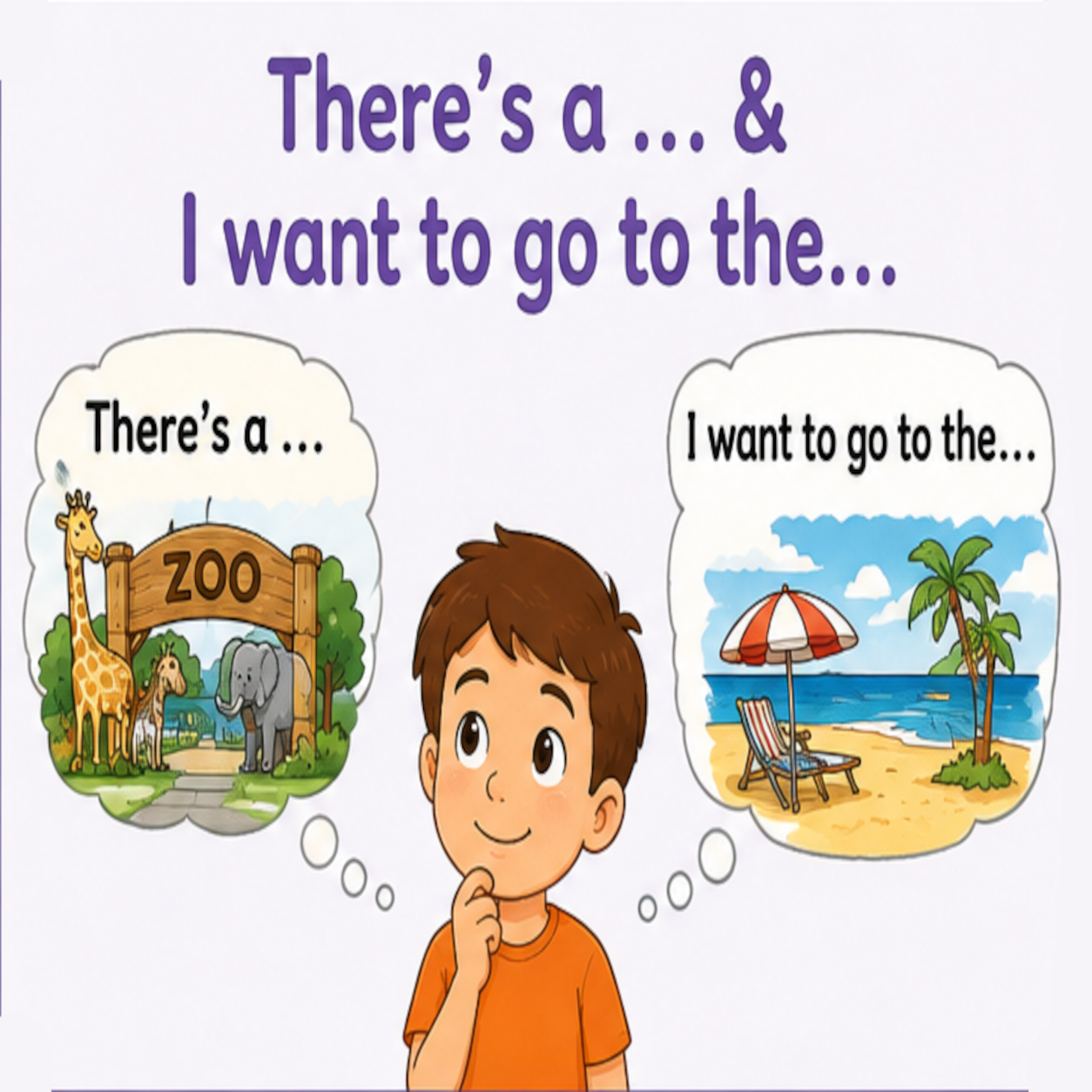 There's a ... / I want to go to the ...