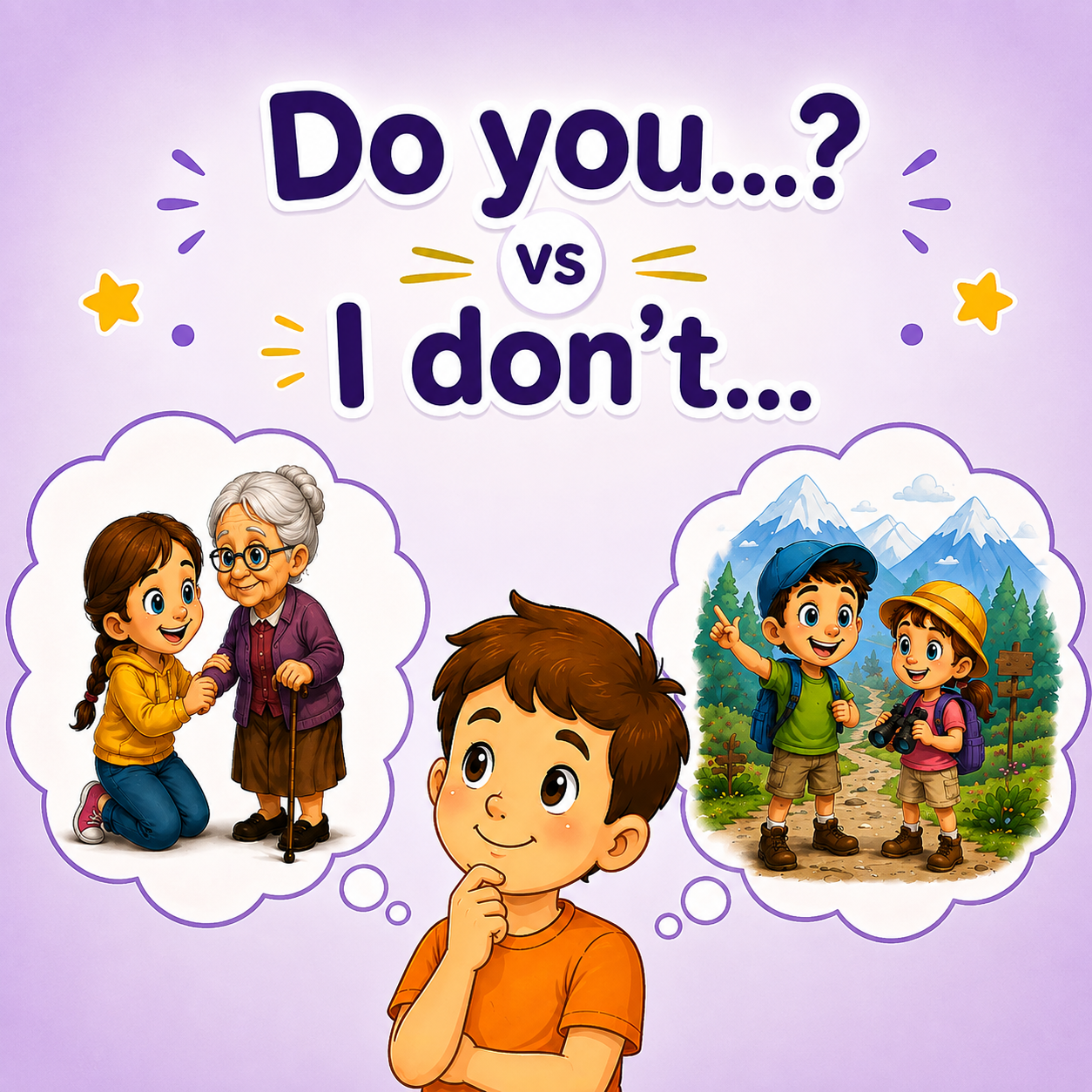 Do you do... / I don't do...