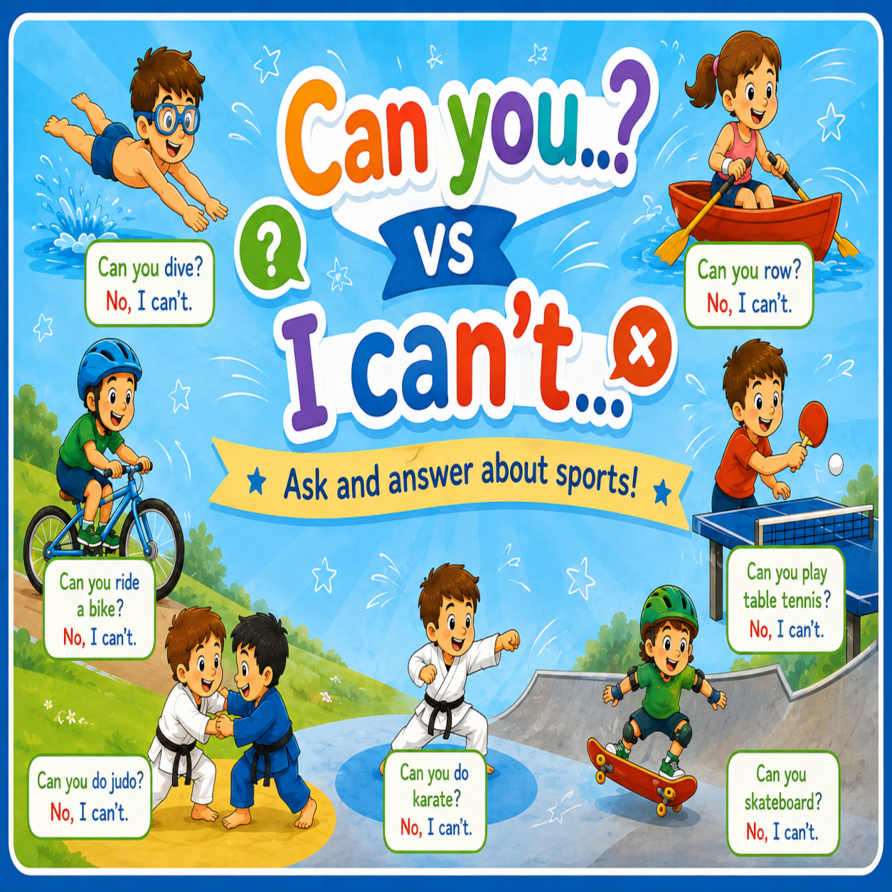 Can you... / I can't..